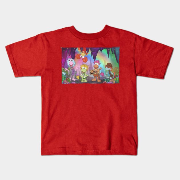 dance your cares away Kids T-Shirt by Michael McElroy